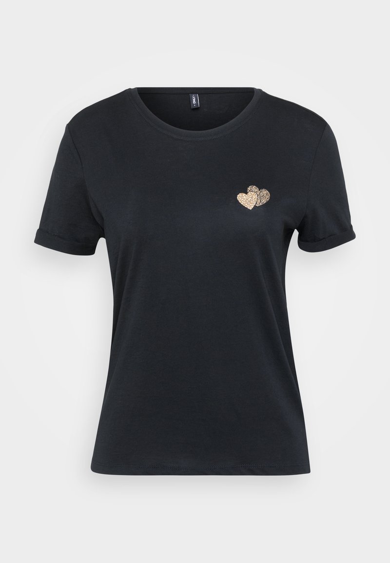 Only Petite T-shirt print zwart