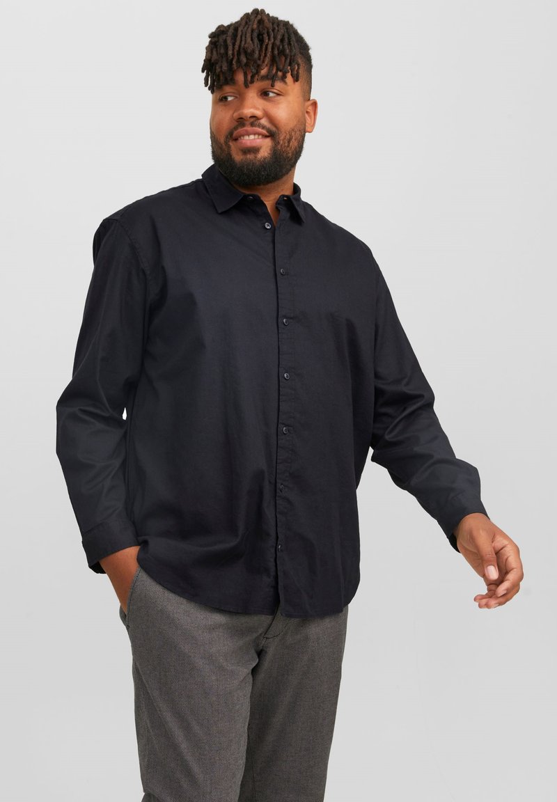 Jack & Jones JJEGINGHAM SHIRT - Shirt - black