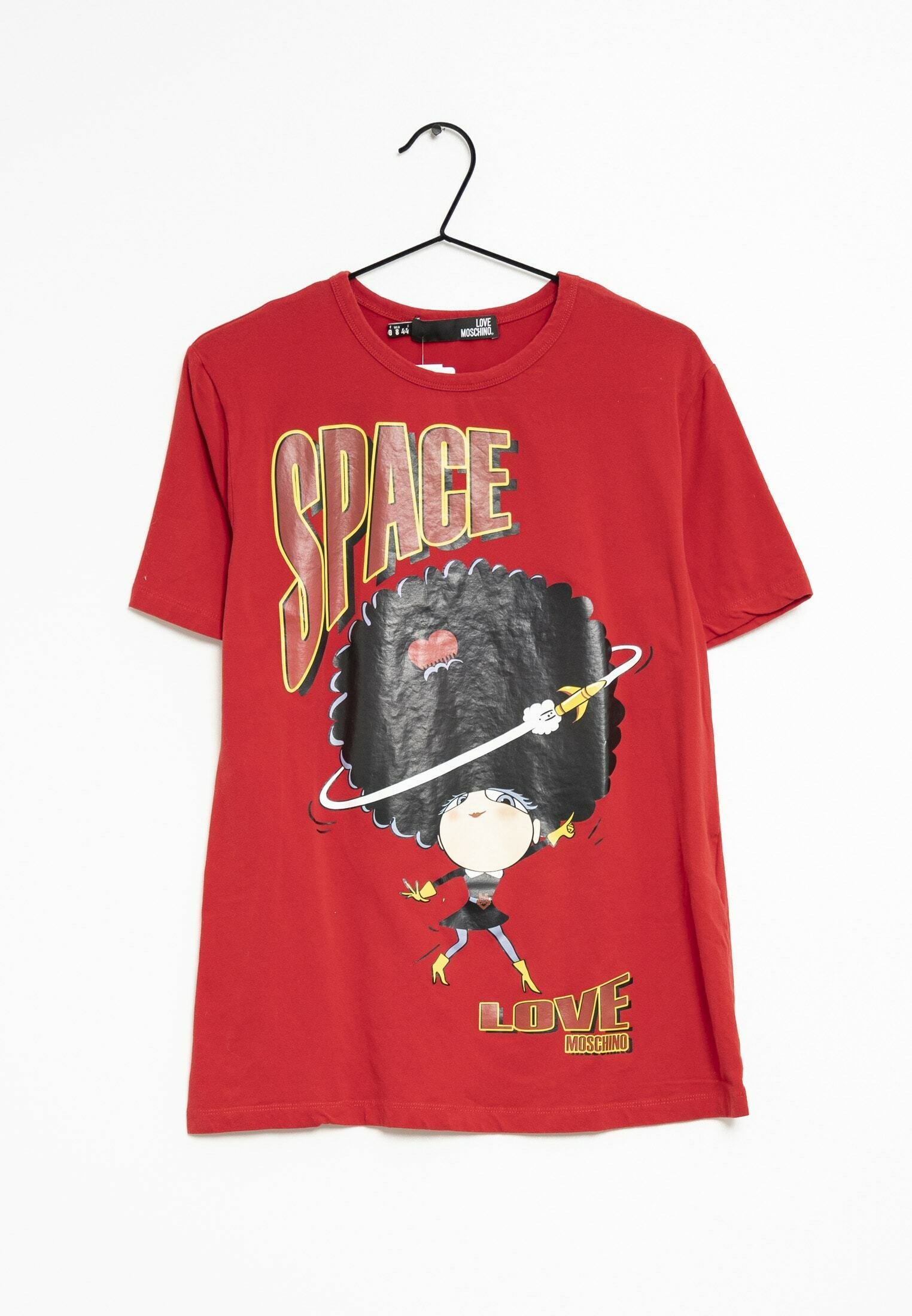 Love Moschino Print T-shirt red (Pre-owned) Zalando