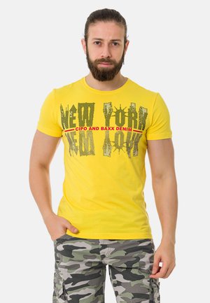 T-Shirt print - yellow