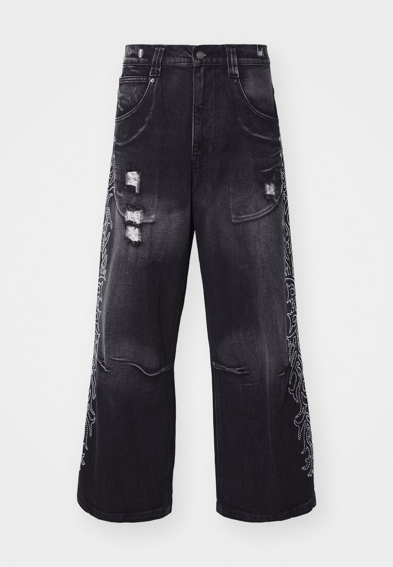 Jaded London Wijde jeans zwart Jaded London Wijde jeans zwart