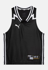 Puma HOOPS TEAM JUNIOR GAME UNISEX - Topper - black/svart - Zalando.no