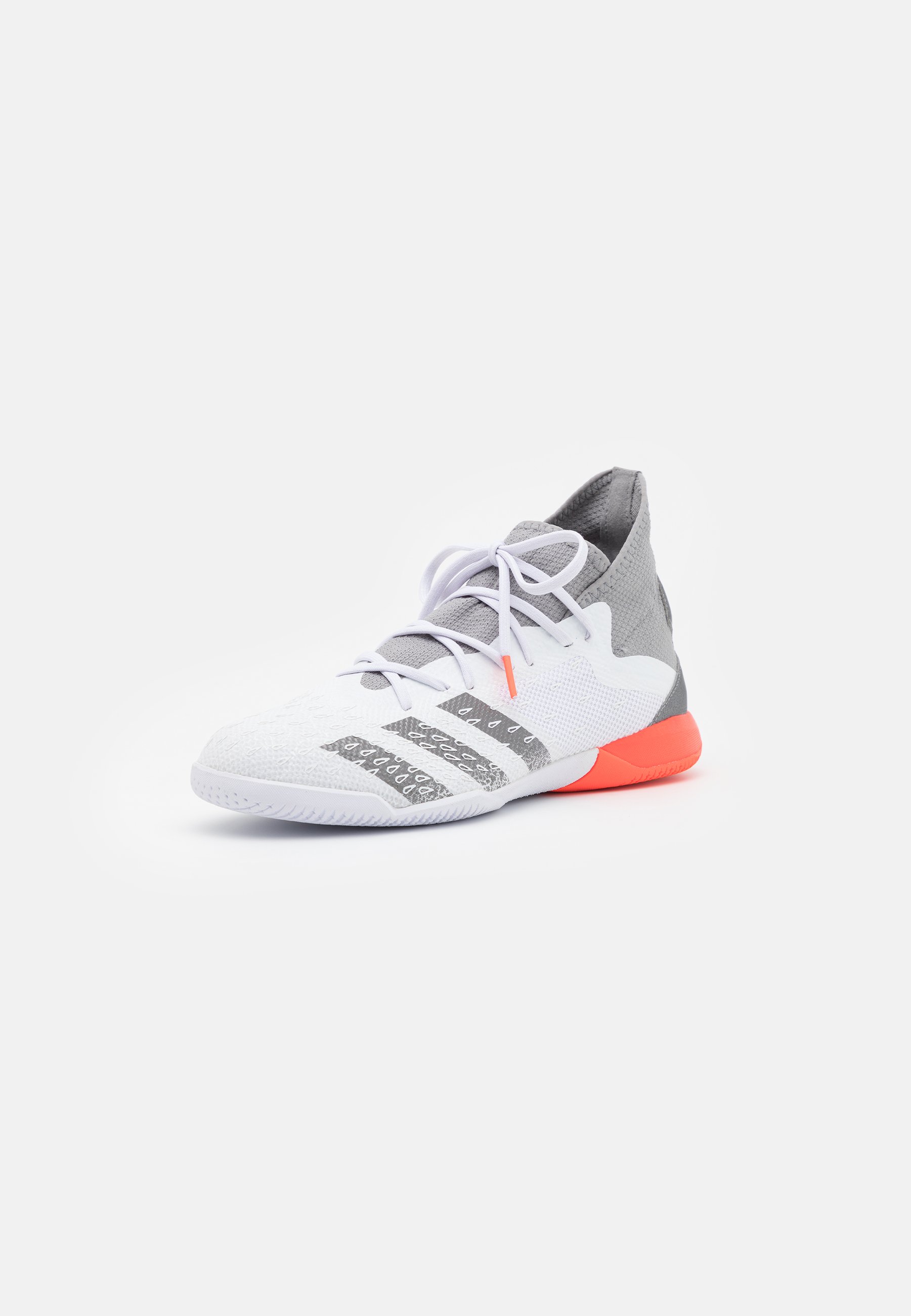 adidas Performance PREDATOR FREAK .3 IN - Botas de fútbol sin tacos -  footwearwhite/iron metal/solar red/blanco - Zalando.es