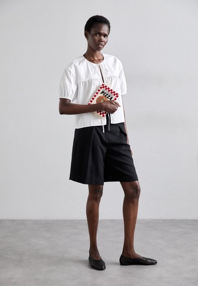 Olympia Le-Tan BOOK PIZZA - Clutch - nacre