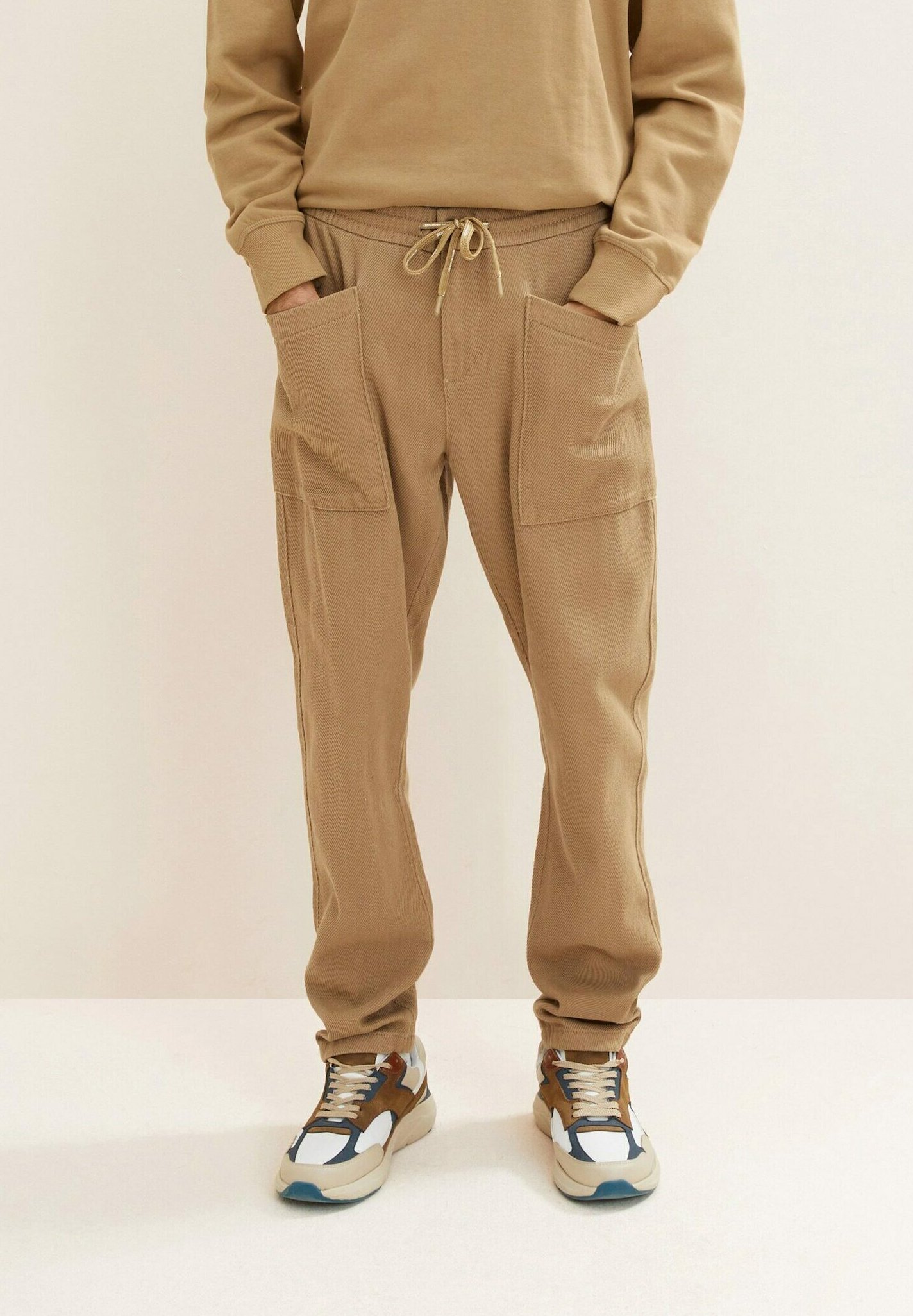 TOM TAILOR DENIM Slimf Pantaloni chino in Bianco | ABOUT YOU