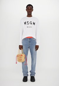 MSGM T-shirt à manches longues - optical white