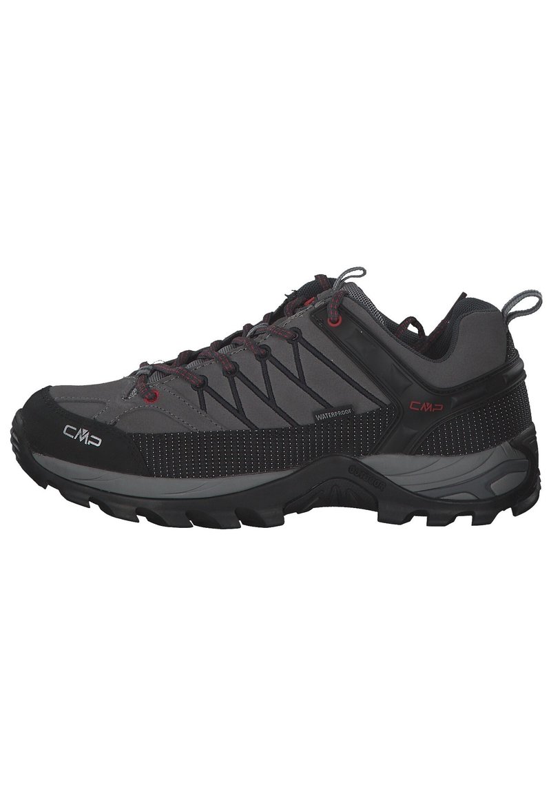 CMP RIGEL LOW TREKKING SHOES WP - Hikingschuh - dark grey/anthracite