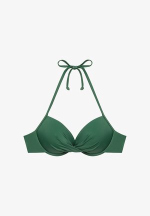 Yamamay, ESSENTIALS - BIKINI TOP - Top de bikini - green plain