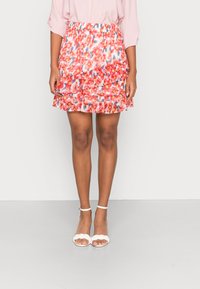 JDY JDYMOON FRILL SHORT SKIRT - Minissaia - cloud dancer