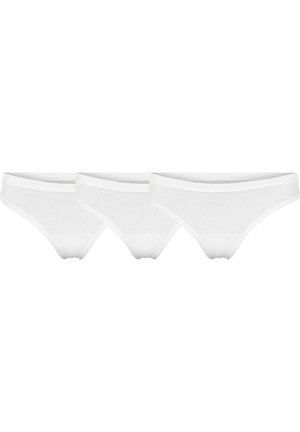 3 PACK - G-strenge - white