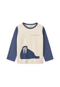 Liewood APIA PLACEMENT LONGSLEEVE UNISEX - Trükipildiga T-särk - sandy