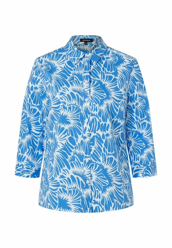 PRINTED - Hemdbluse - blau