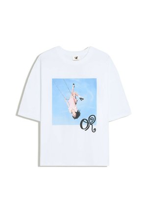 Bershka, OLIVIA RODRIGO OVERSIZE PRINT - T-SHIRT - T-shirt print - white
