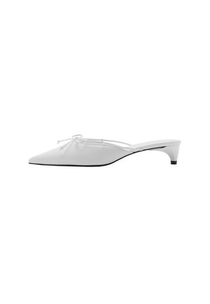 Pantolette flach - white