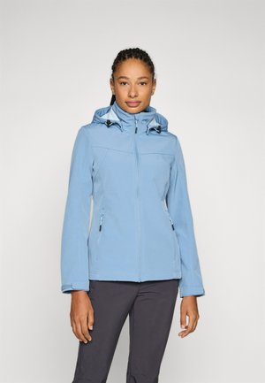 BRENHAM - Soft shell striukė - light blue