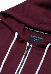 Ombre ZIP-UP  - Mikina na zip - burgundy