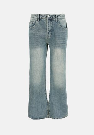 YOURTURN by Zalando, UNISEX  - Дънки с разкроени крачоли - light blue denim