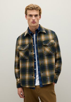 CHECKED  - Overhemd - beige green