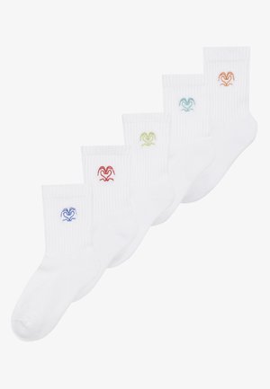 UNISEX 5 PACK - Calcetines - white