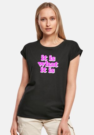 CLASSIC ROLL UP  D-ITWASA - T-Shirt print - black