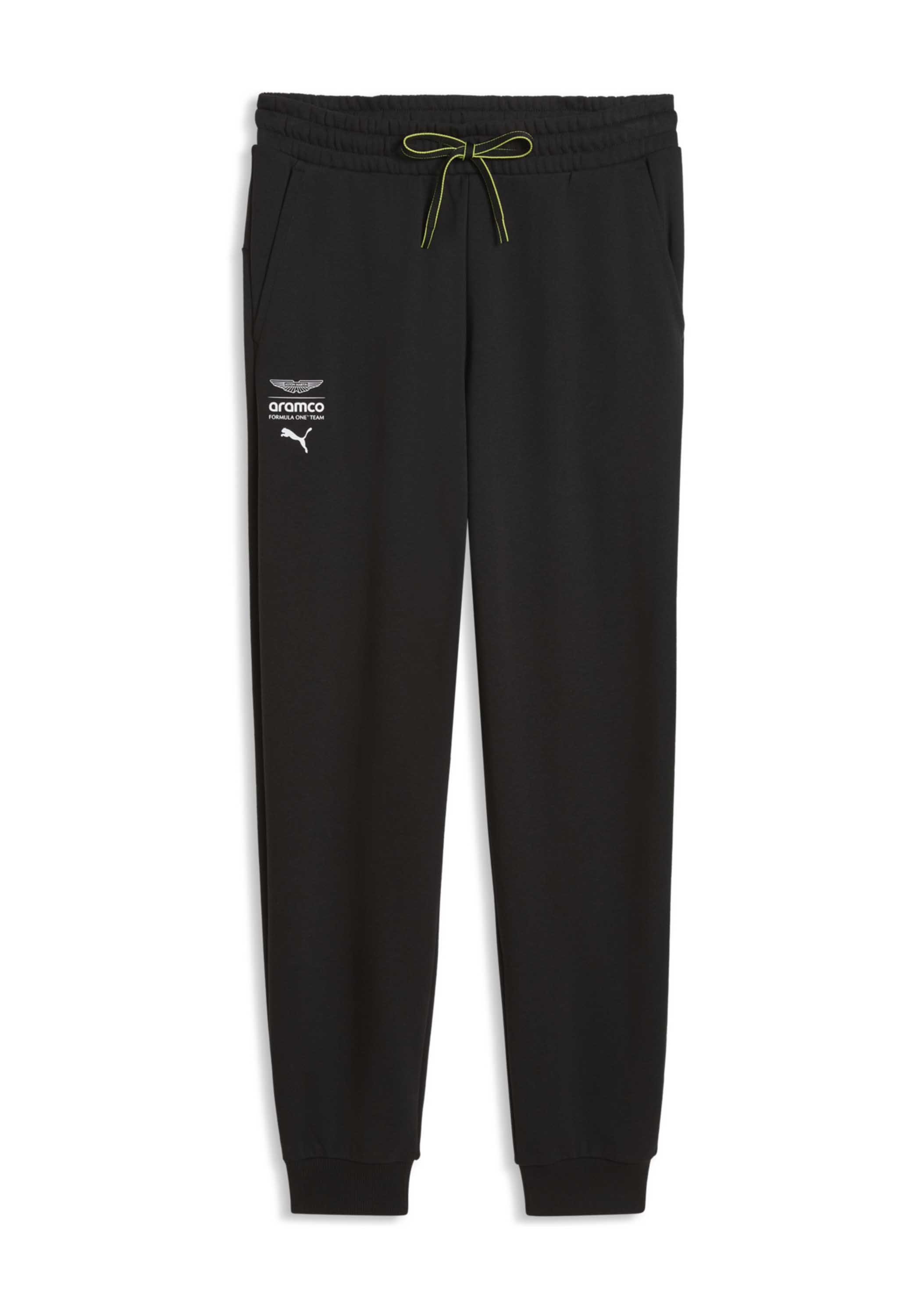 Puma ASTON ARAMCO TEAM ESSENTIALS JOGGING - Teplákové kalhoty - black