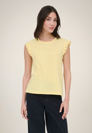 JDY JDYSALVA LIFE - T-paita - double cream