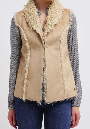 Weste - beige