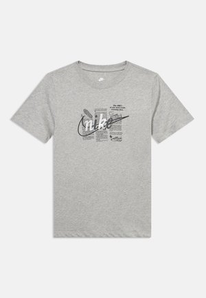 TEE CLUB SCRIPT UNISEX - Tricou cu imprimeu - grey heather