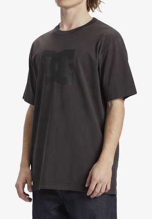 DC Shoes PIGMENT DYE HSS - T-Shirt print - black enzyme wash