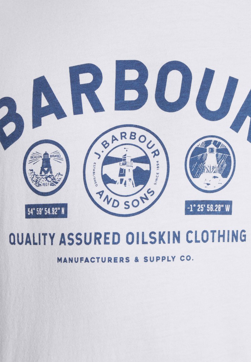 Herren T-Shirts & Polos | Barbour KEELSON TEE T-Shirt print white/weiß - CR12778 Herren T-Shirts & Polos | Barbour KEELSON TEE T-Shirt print white/weiß - CR12778