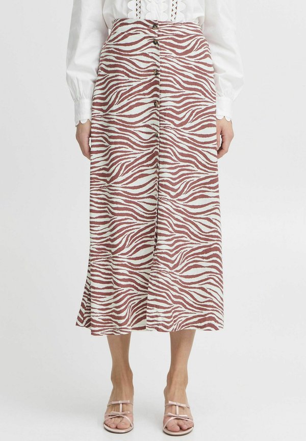 BYMFALAKKA - A-line skirt - animal light mahogany mix