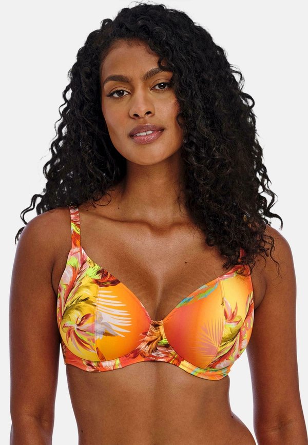 MIAMI SUNSET - Bikini-Top - papaya