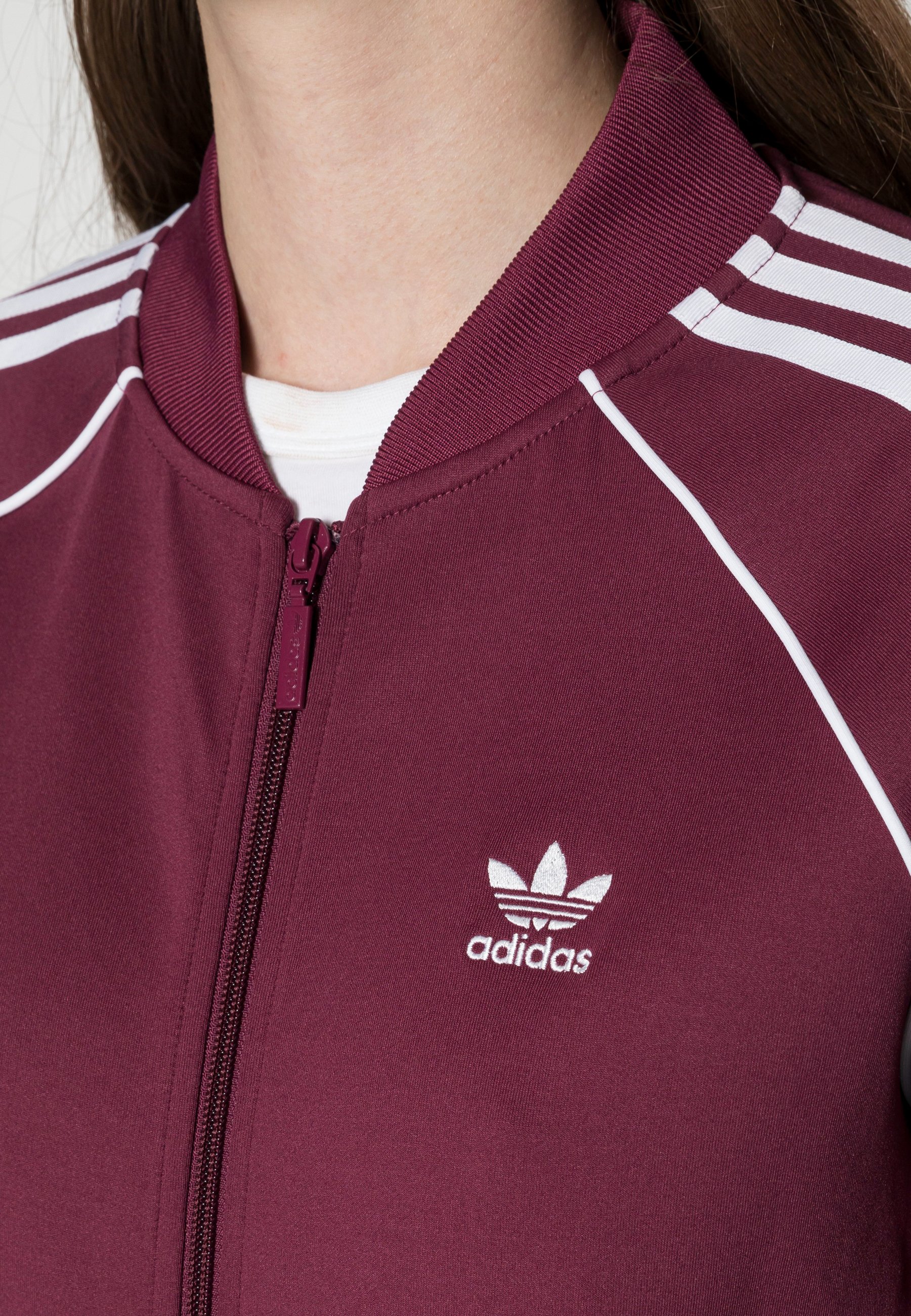 adidas Originals TRACKTOP - Trainingsvest - victory crimson/bordeauxrood -  Zalando.nl