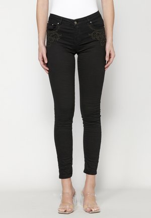 LONG  - Slim fit jeans - black