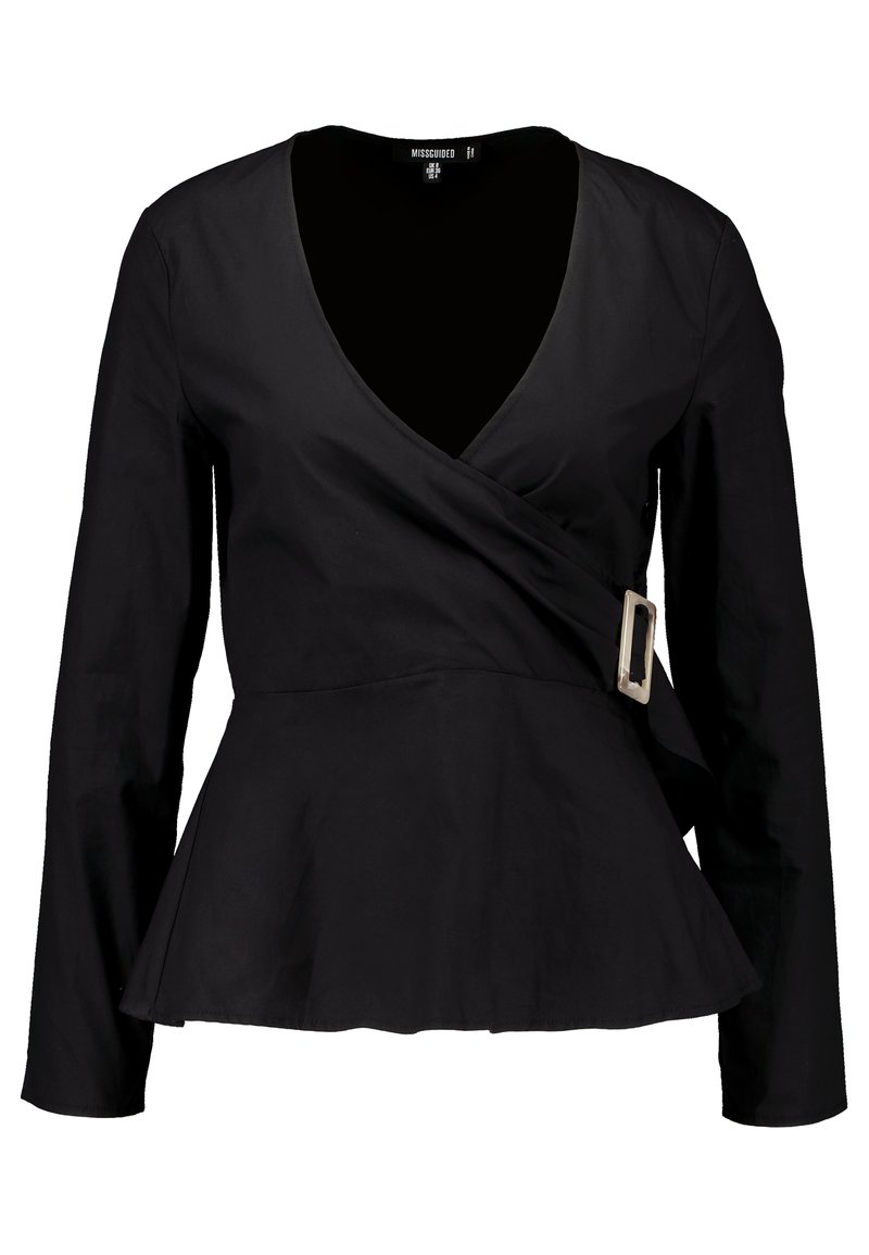 Missguided Longsleeve zwart