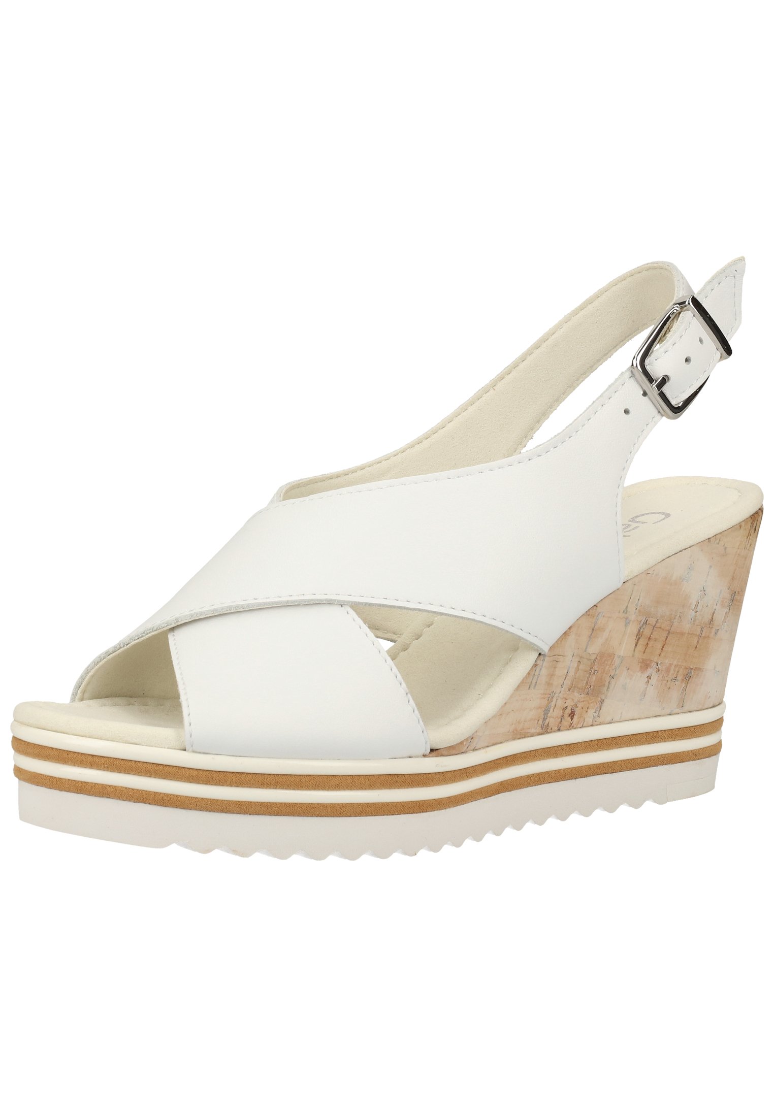 Gabor SANDALEN - Sandalen met hoge hak - weiss 21/wit - Zalando.nl