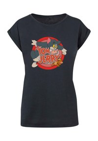 ABSOLUTE CULT TOM AND JERRY - CLASSIC CATCH - T-shirts med print - navy