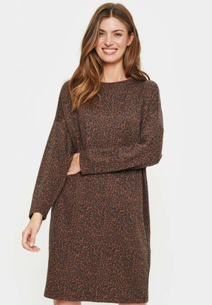 PEN - Jersey dress - mink