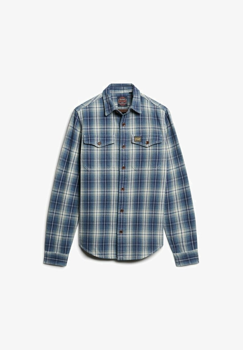 Chemise à manches longues en coton/linbleu marine royal pour Homme | FR Chemise à manches longues en coton/linbleu marine royal pour Homme | FR