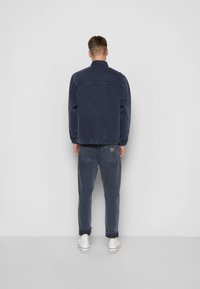 Carhartt WIP DOUBLE FRONT JACKET  - Casaco de ganga - dark navy worn washed