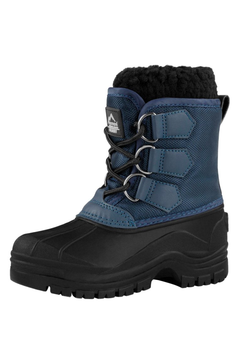 Kinder Booties | normani Outdoor Sports TULITA SNOW HIGH CUT Schnürstiefel navy/dunkelblau - AK95590 Kinder Booties | normani Outdoor Sports TULITA SNOW HIGH CUT Schnürstiefel navy/dunkelblau - AK95590