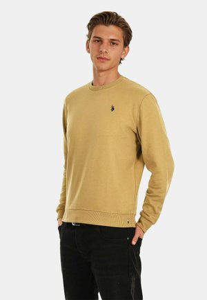 P-015. - Strickpullover - beige-navy