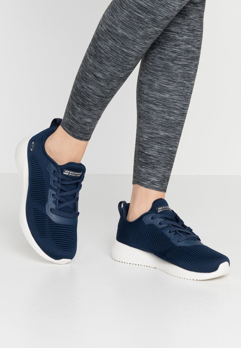 Skechers Wide Fit BOBS SQUAD  - Sapatilhas - navy