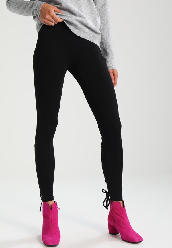 LACED UP BACK  - Leggings - Hosen