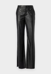 PANTALONI - Tygbyxor - black