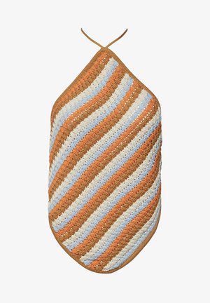 SOMETHINGNEW BEYONCE HAULTER SCARF - Topp - desert sun