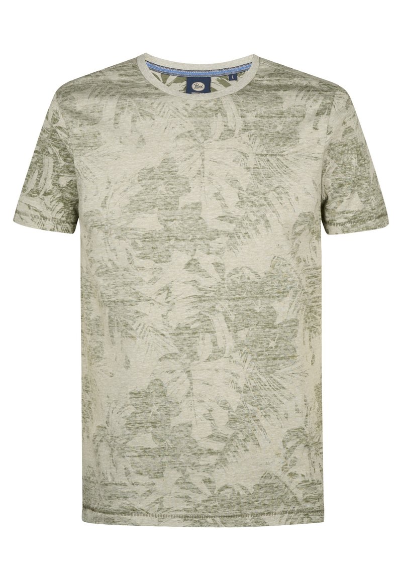 Petrol Industries T-shirt print donkergroen