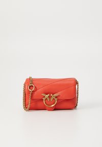Unselected, mandarin red/antique gold