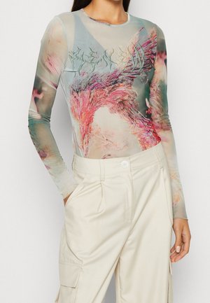 Long sleeved top - multi-coloured
