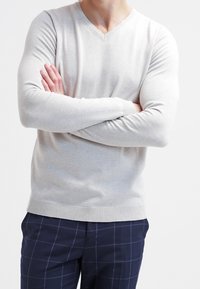 Jack & Jones Strickpullover - light grey